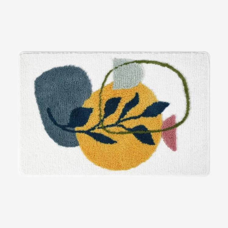 NatureTouch Floral Bath Rug - Bath Rug - Wild Eye Vision