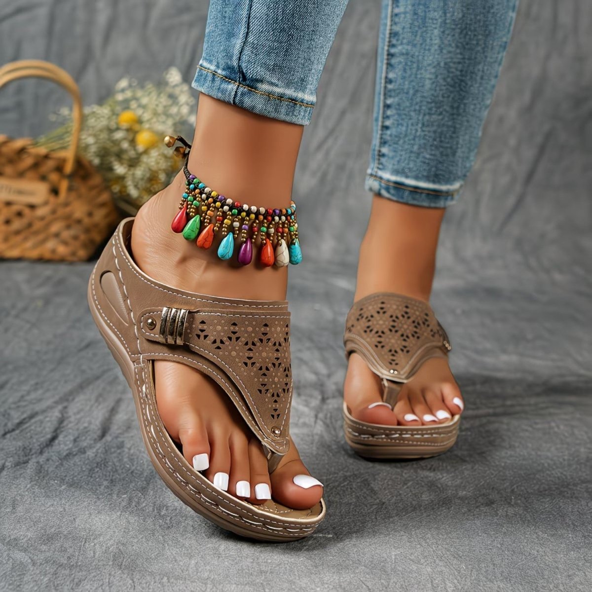 Orthopedic Wedge Comfort Sandals - Sandals - Wild Eye Vision