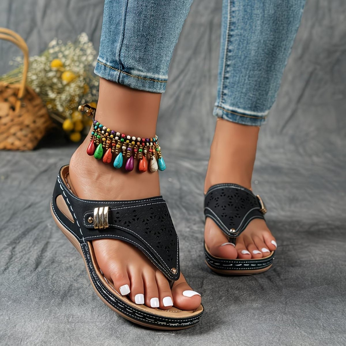Orthopedic Wedge Comfort Sandals - Sandals - Wild Eye Vision