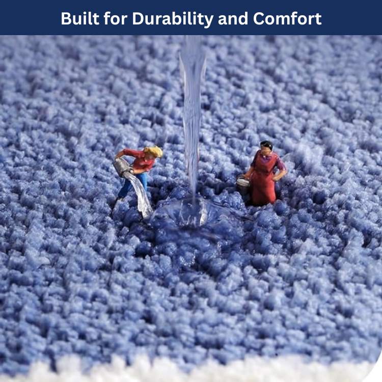 PetalTouch Floral Bathroom Mat - Bathroom Mat - Wild Eye Vision