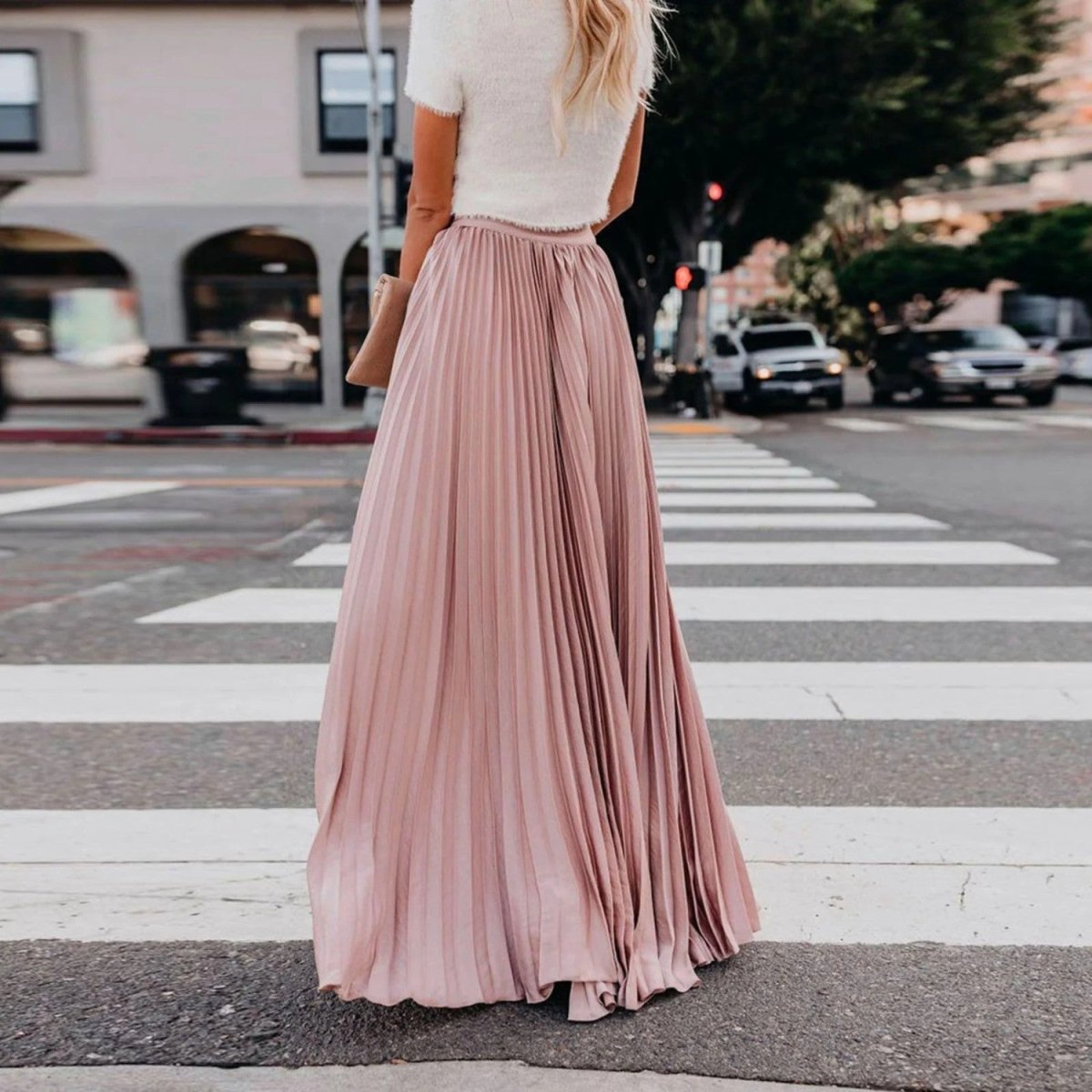 Pleated High Waist Maxi Skirt - Skirt - Wild Eye Vision