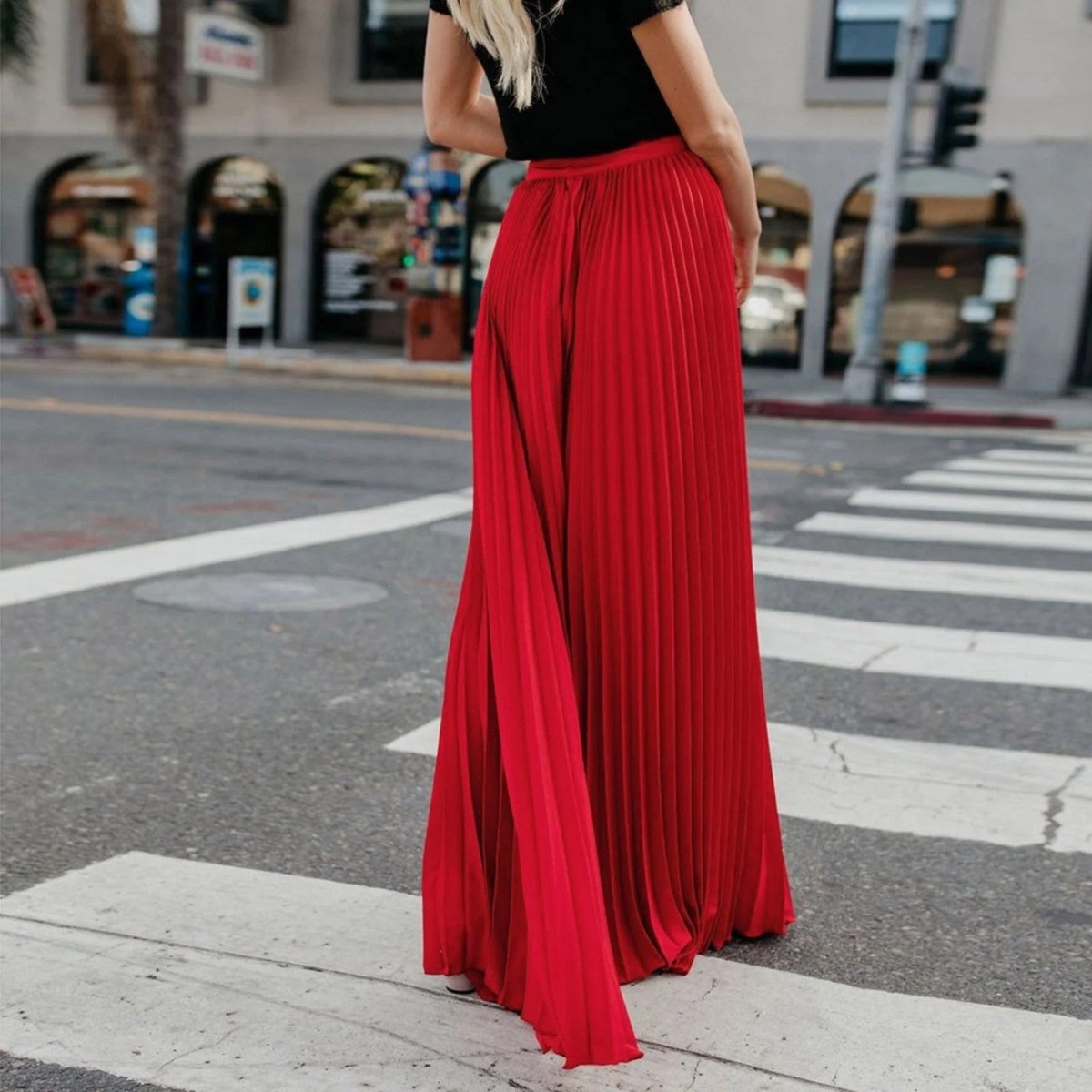 Pleated High Waist Maxi Skirt - Skirt - Wild Eye Vision