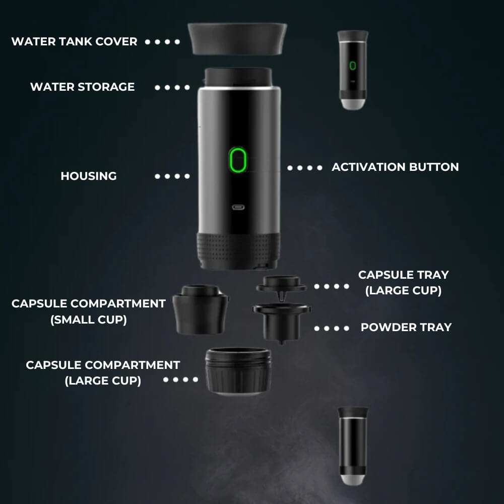 Portable Coffee Maker 3 - in - 1 - Coffee Maker - Wild Eye Vision
