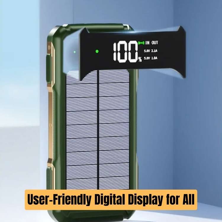 PowerFlex Solar Charger 200000mAh - Mobile Power Bank - Wild Eye Vision