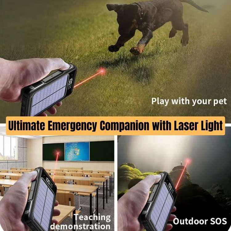PowerFlex Solar Charger 200000mAh - Mobile Power Bank - Wild Eye Vision
