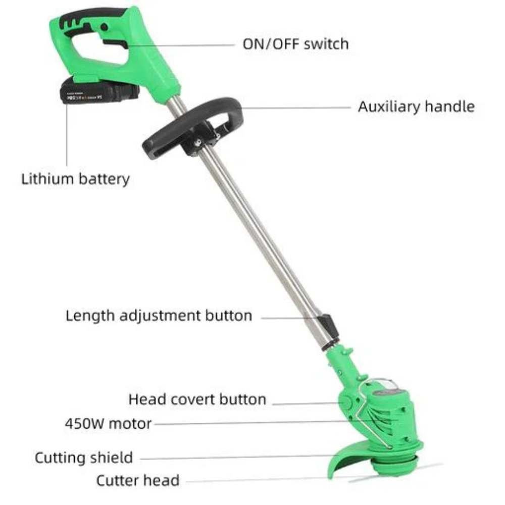 PowerTrim Cordless Grass Trimmer - Grass Trimmer - Wild Eye Vision