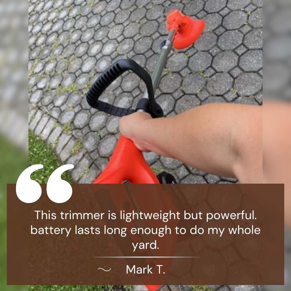 PowerTrim Cordless Grass Trimmer - Grass Trimmer - Wild Eye Vision