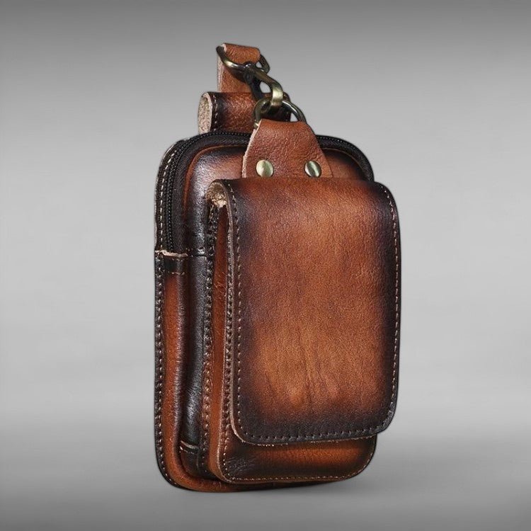 Premium Leather Belt Bag for Men - Belt Bag for Men - Wild Eye Vision