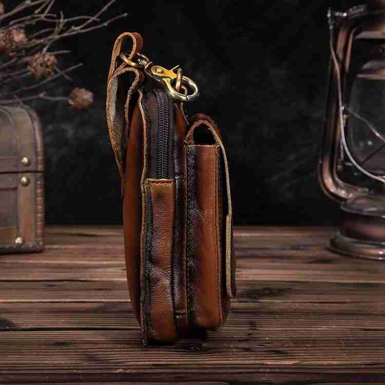 Premium Leather Belt Bag for Men - Belt Bag for Men - Wild Eye Vision
