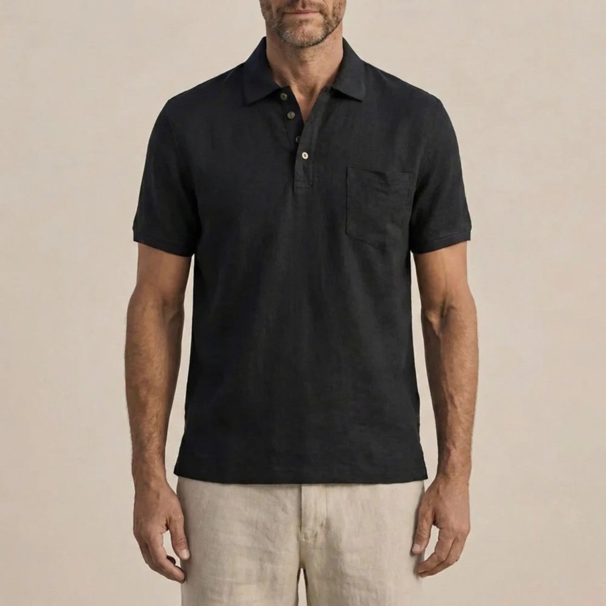 Premium Linen Polo for Men - Polo Shirts - Wild Eye Vision