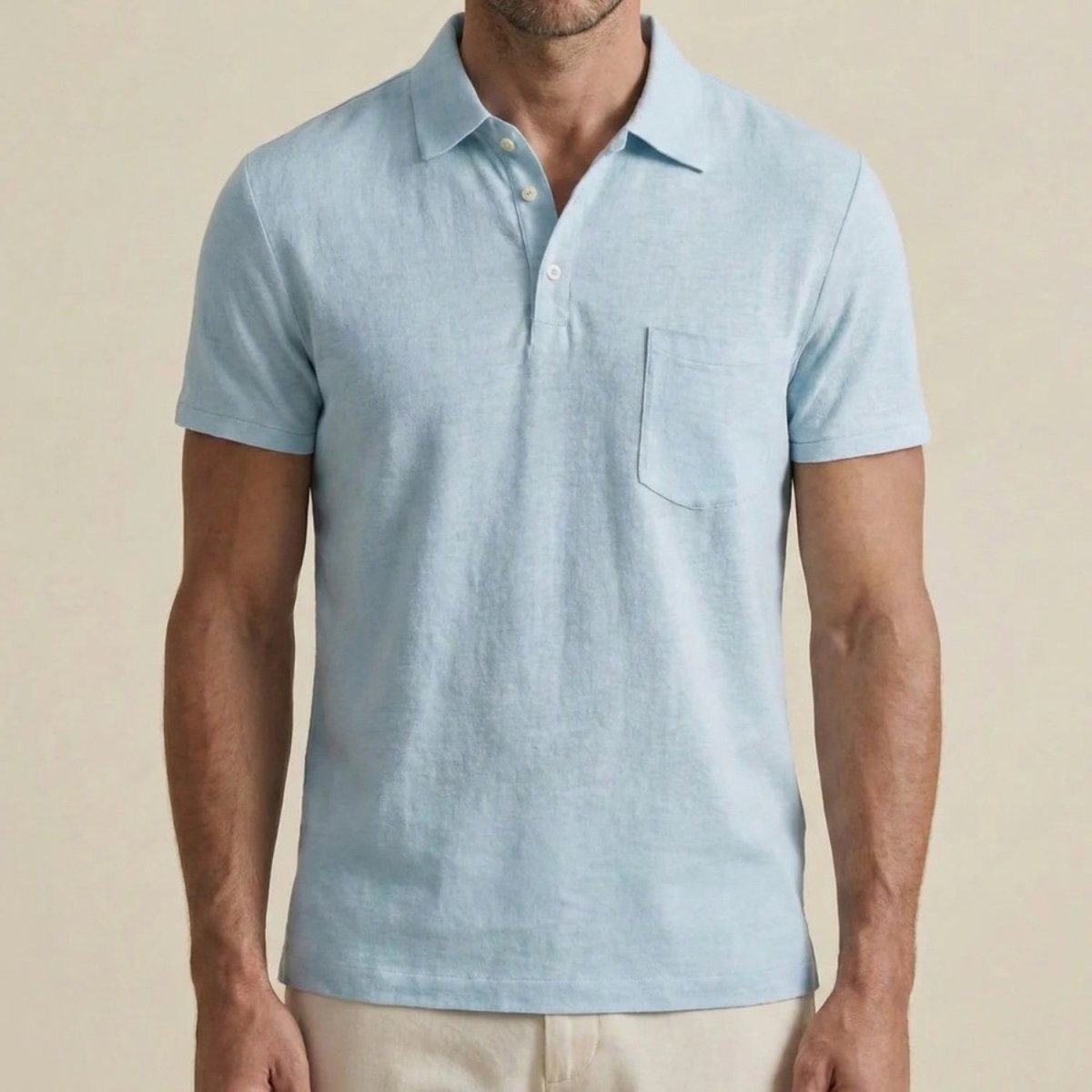 Premium Linen Polo for Men - Polo Shirts - Wild Eye Vision