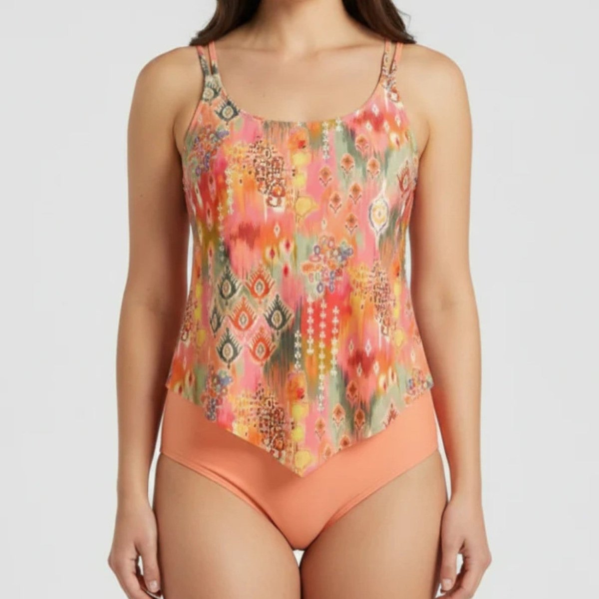 Printed Tankini Swim Set - Swimsuit - Wild Eye Vision