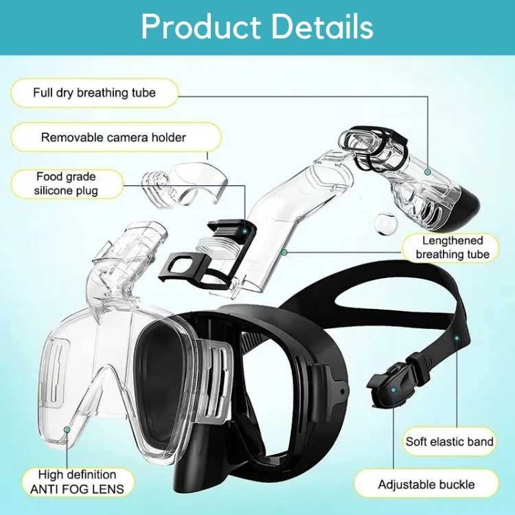 ProDive Foldable Snorkel Mask - Snorkel Mask - Wild Eye Vision
