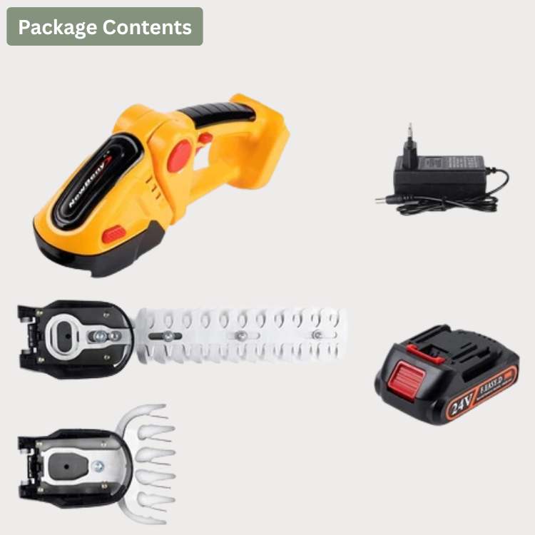 Professional 2 - in - 1 Cordless Hedge & Shrub Trimmer - Hedge Trimmer - Wild Eye Vision