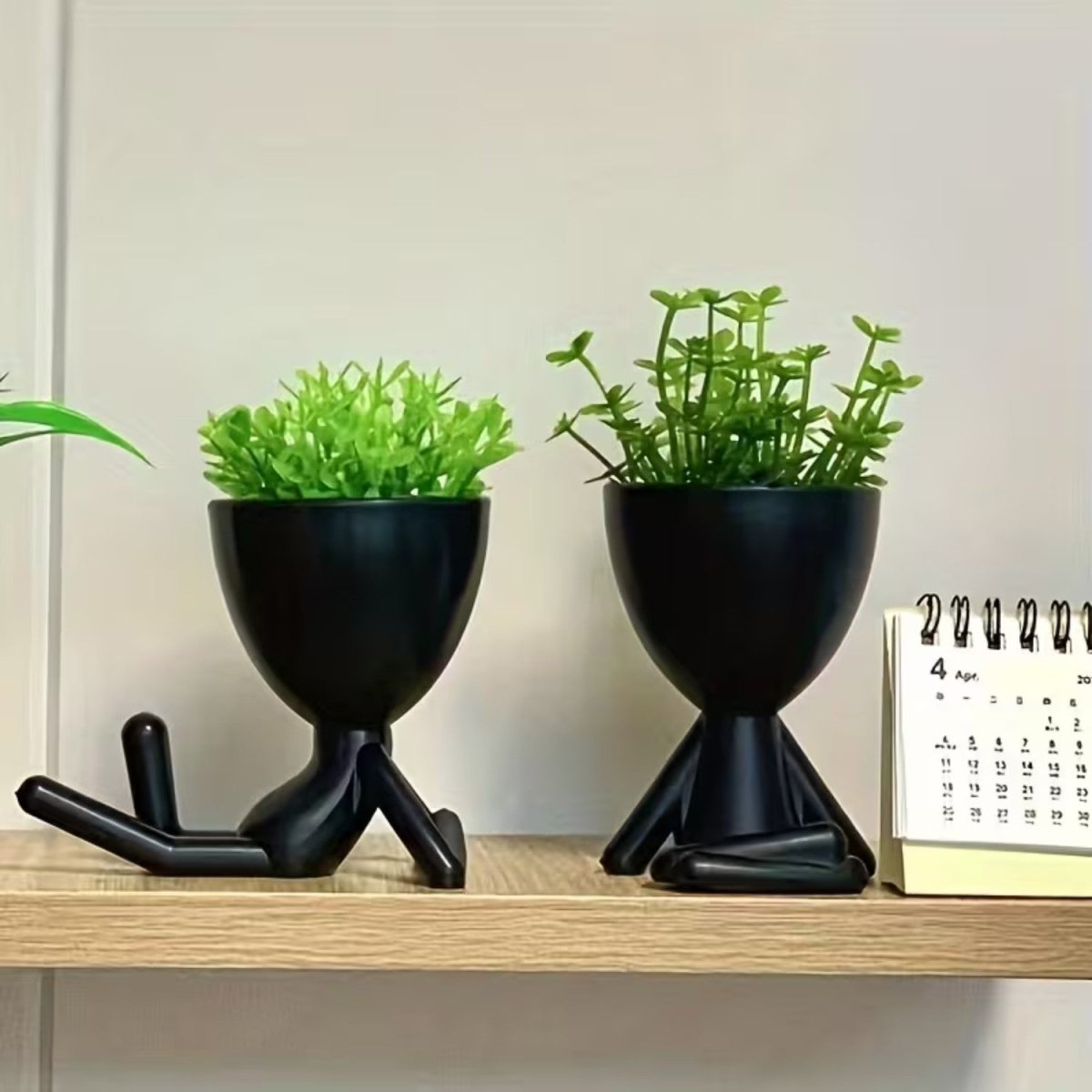 Resin Figure Plant Pot with Unique Design - Flowerpot - Wild Eye Vision