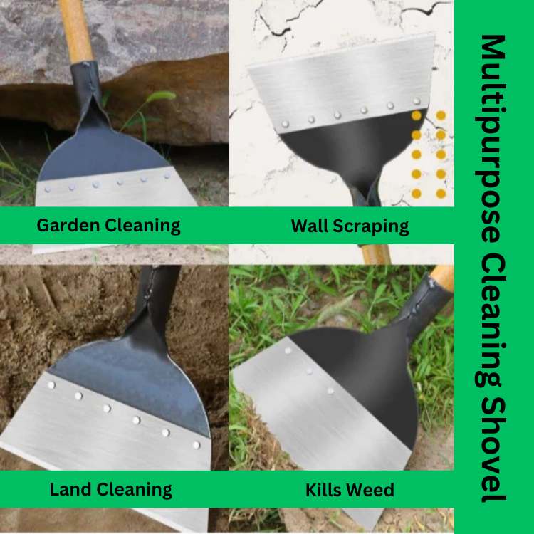 Rust - Free Steel Gardening Shovel - Gardening Shovel - Wild Eye Vision