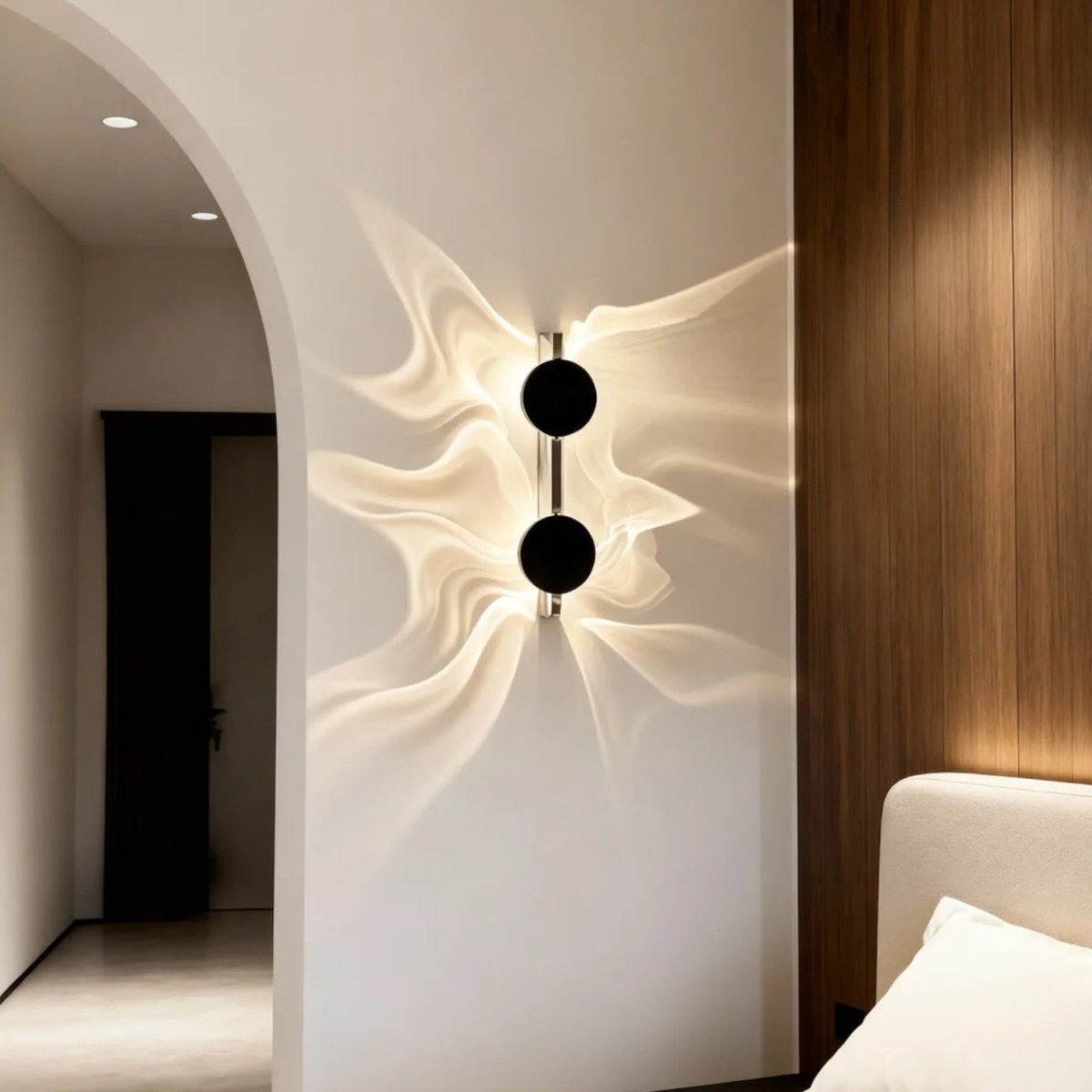 Sculptural Halo Glow Wall Light - Wall Light - Wild Eye Vision