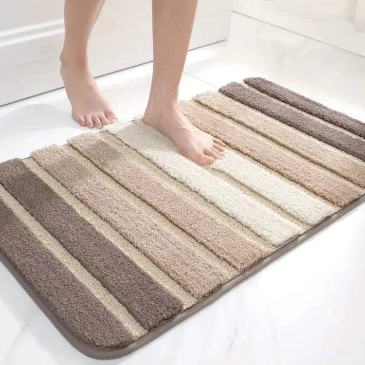 SereneStep Classic Striped Bath Mat - Bath Mat - Wild Eye Vision