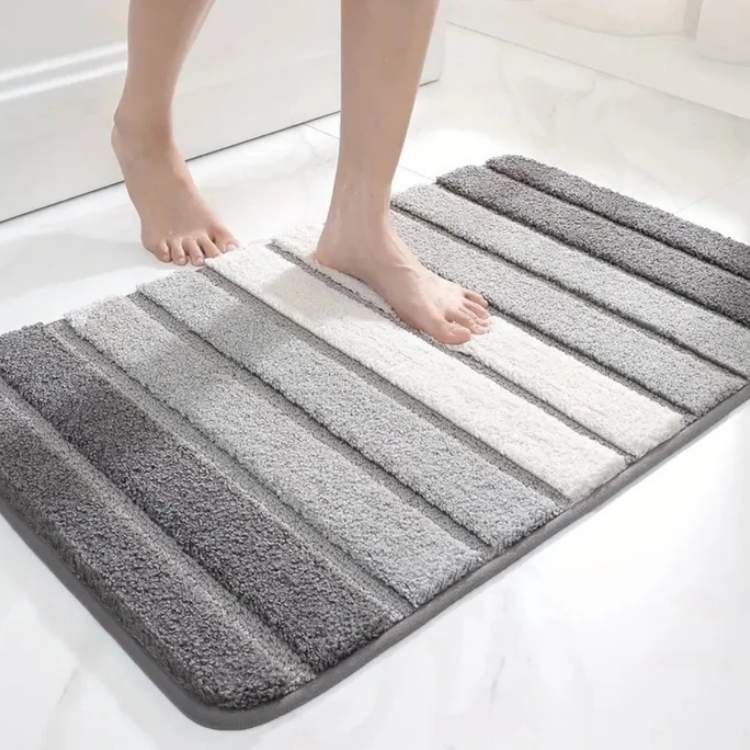 SereneStep Classic Striped Bath Mat - Bath Mat - Wild Eye Vision