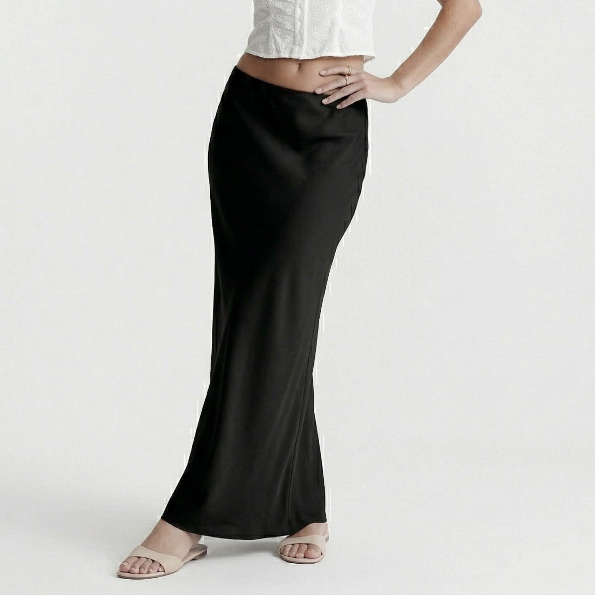 Silky High Waist Maxi Skirt - Maxi Dress - Wild Eye Vision