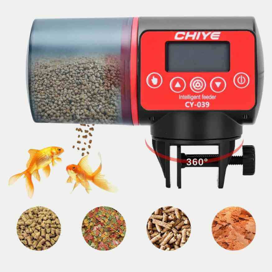 View of Smart Automatic Aquarium Feeder