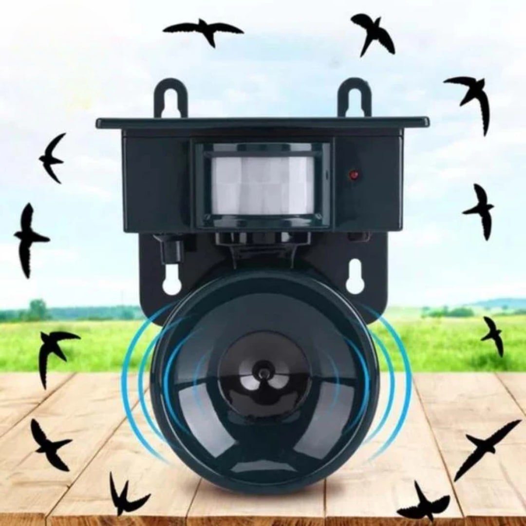 Smart Ultrasonic Solar Bird Repeller - Ultrasonic Pest Repeller - Wild Eye Vision
