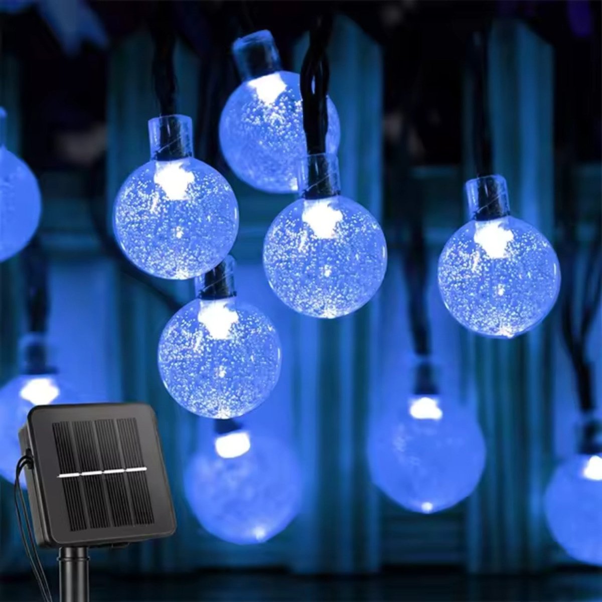 Solar Globe String Fairy Lights - Garden Lights Outdoor - Wild Eye Vision