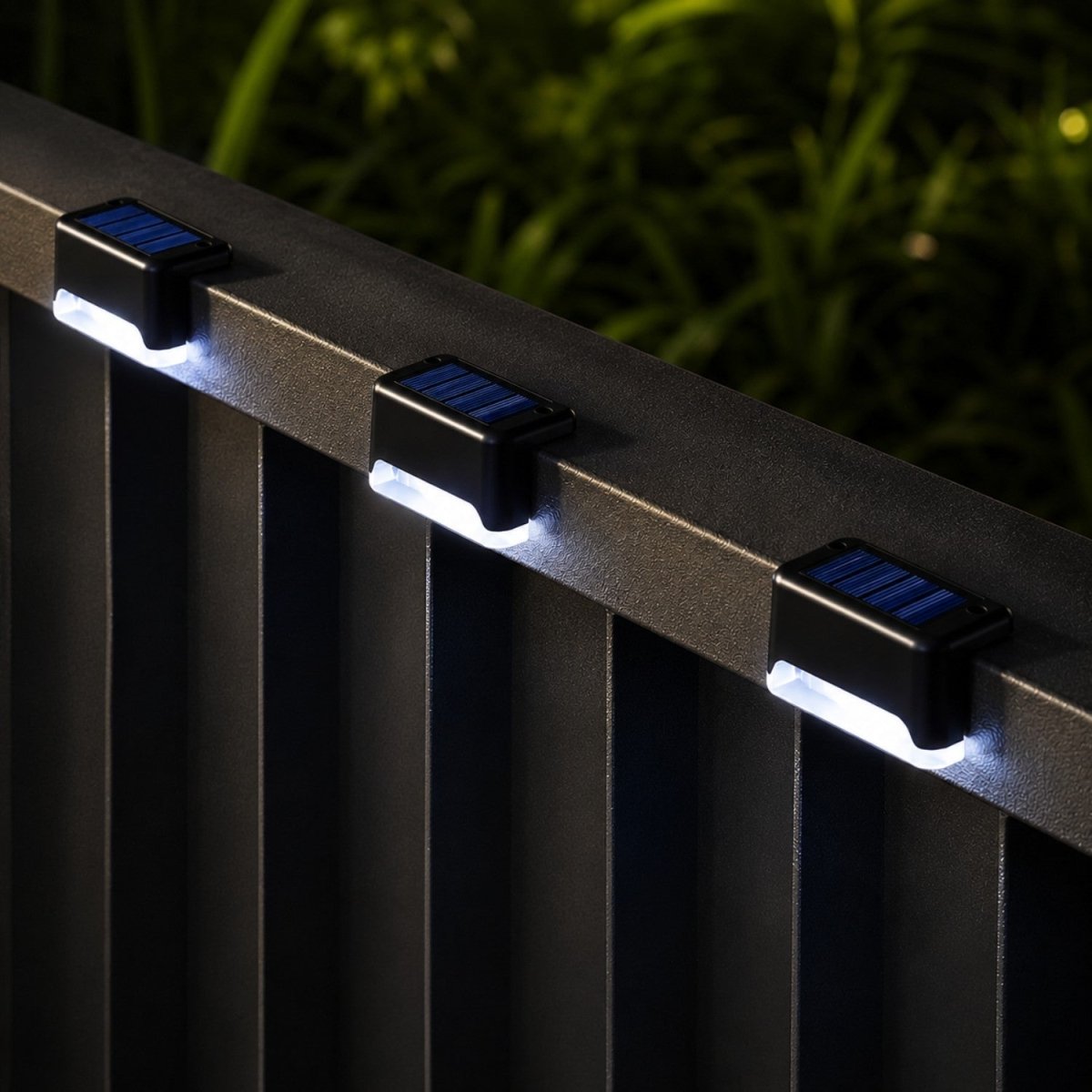 Solar LED Deck Step Lights - Garden Lights Outdoor - Wild Eye Vision