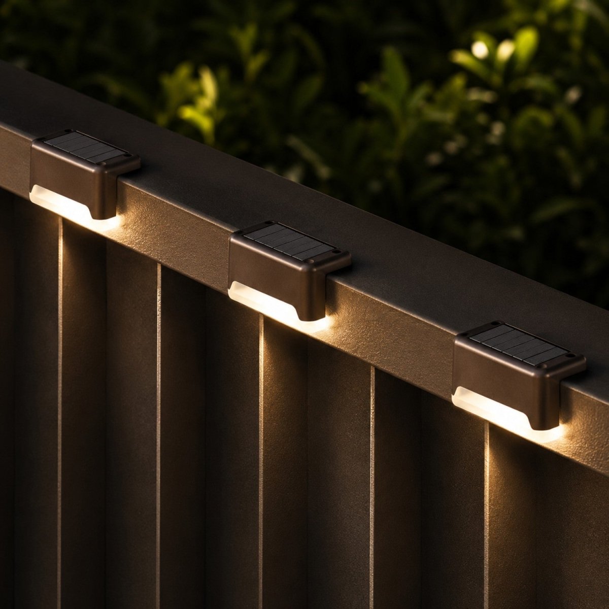 Solar LED Deck Step Lights - Garden Lights Outdoor - Wild Eye Vision