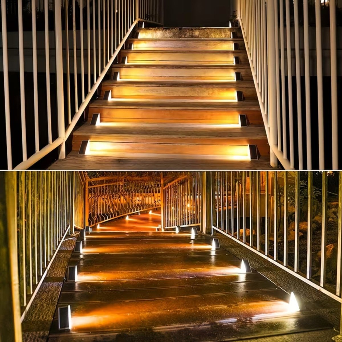 Solar LED Stair Lights - Garden Light - Wild Eye Vision