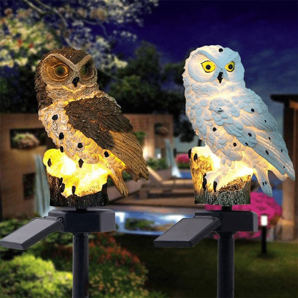Solar Owl Garden Light - Garden Light - Wild Eye Vision