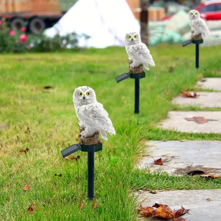 Solar Owl Garden Light - Garden Light - Wild Eye Vision