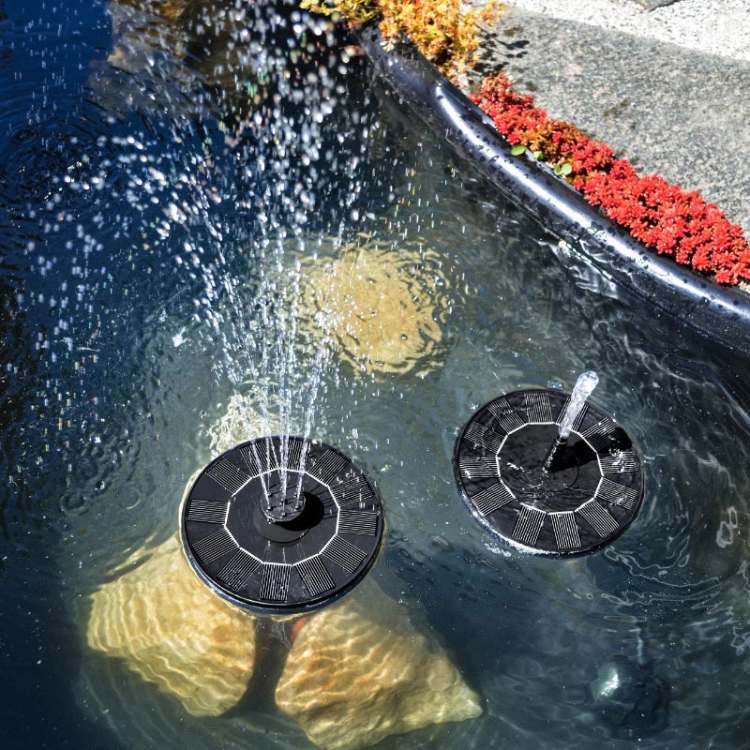 SolarSplash Water Dancer Fountain - Solar Fountain - Wild Eye Vision