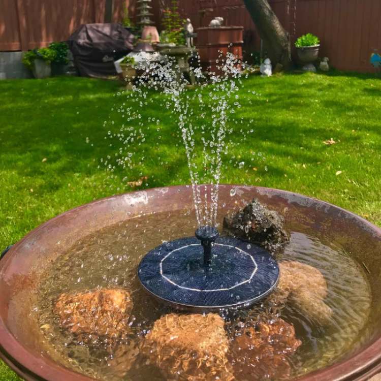 SolarSplash Water Dancer Fountain - Solar Fountain - Wild Eye Vision
