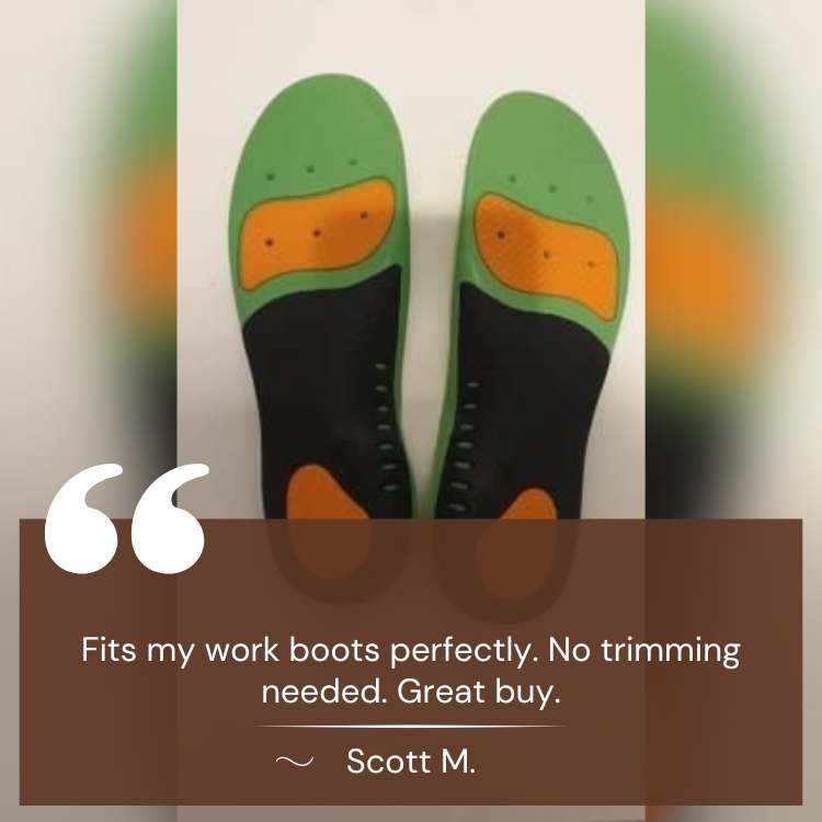 SoleRelief Ergonomic Foot Support Insoles - Foot Support Insoles - Wild Eye Vision