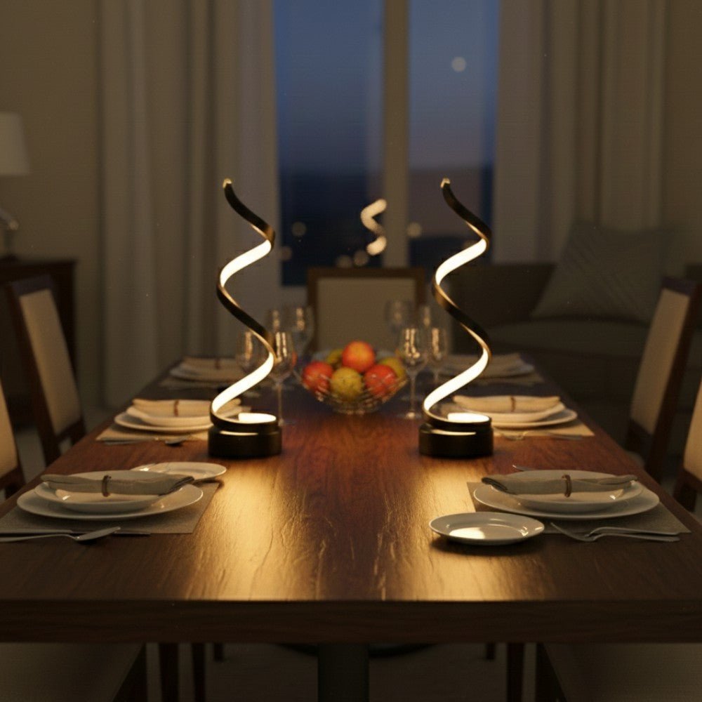 SpiralGlow Dimmable Table Lamp - Table Lamp - Wild Eye Vision