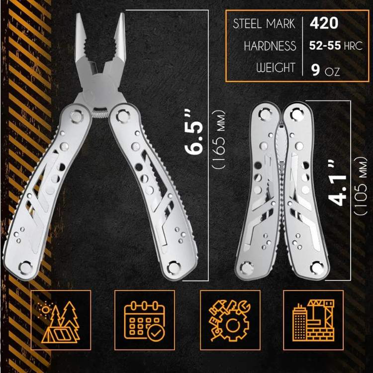 Stainless Steel 24 - Tool Multifunctional Wire Cutter - Wire Cutter - Wild Eye Vision