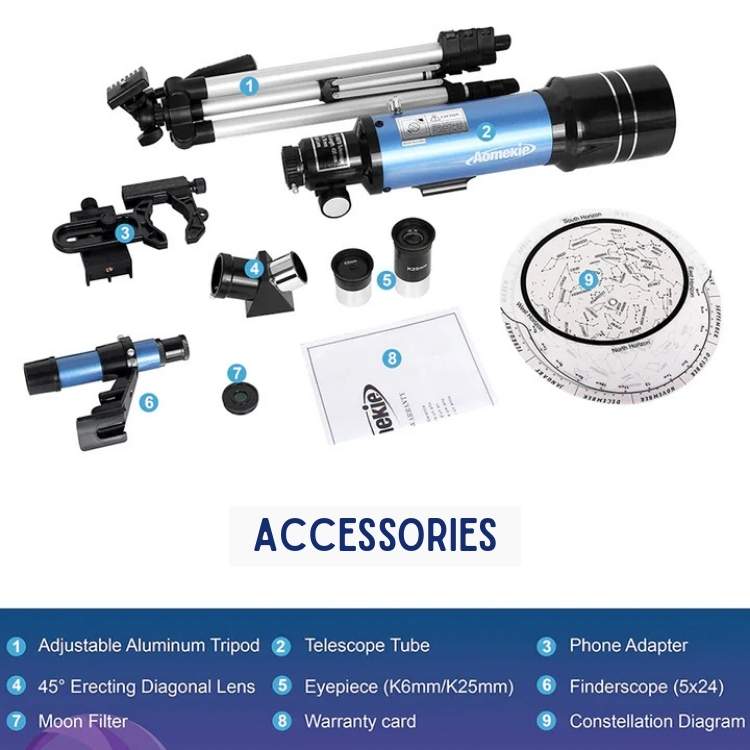 Starlight 400X Beginner Telescope - Beginner Telescope - Wild Eye Vision