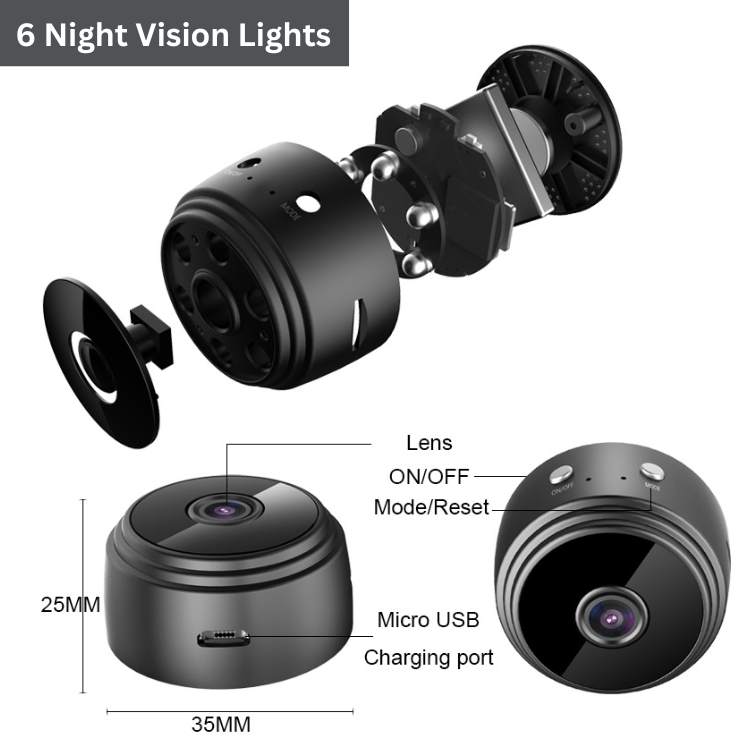 Ultra - Compact HD Security Camera - Mini Camera - Wild Eye Vision
