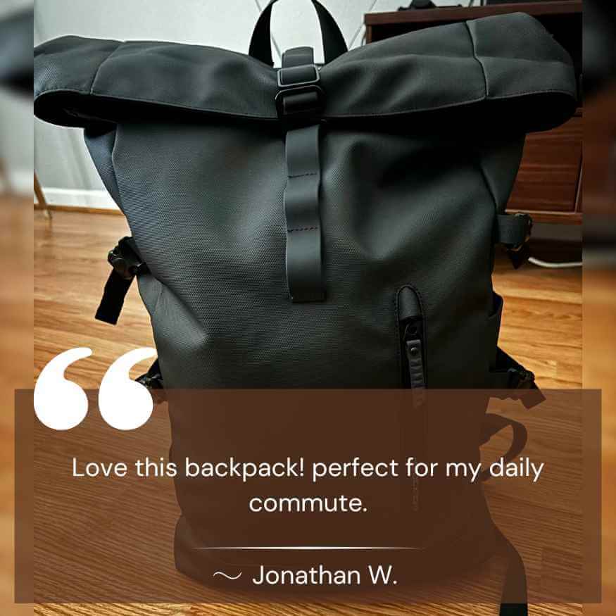 Urban Explorer Roll Top Backpack - Roll Top Backpack - Wild Eye Vision