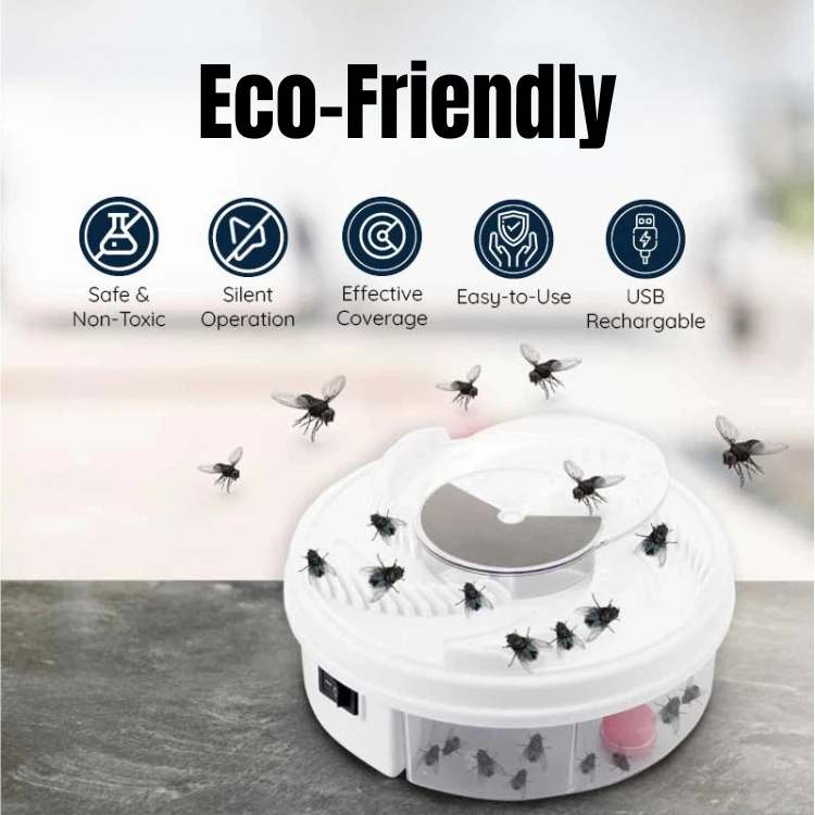 USB - Powered Silent Fly Trap - Fly Trap - Wild Eye Vision