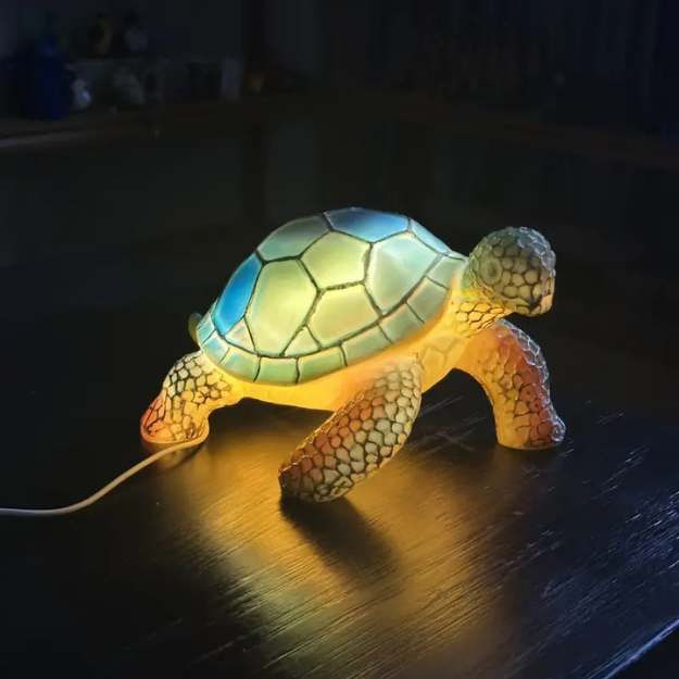 Vintage Turtle Table Lamp - Table Lamp - Wild Eye Vision