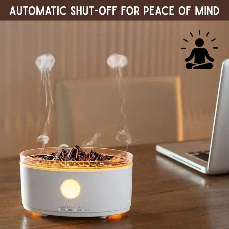 Volcanic Mist Double Ring Oil Diffuser - Essential Oil Diffusers - Wild Eye Vision