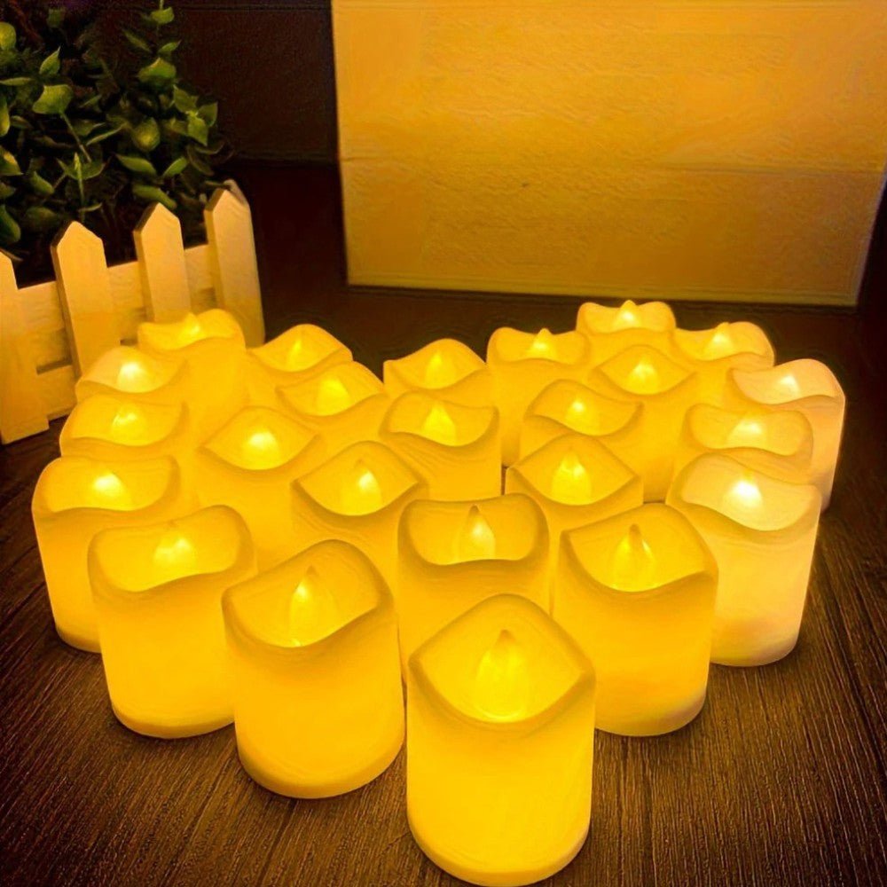 Warm Glow Flameless Tea Light Set - LED Candles - Wild Eye Vision
