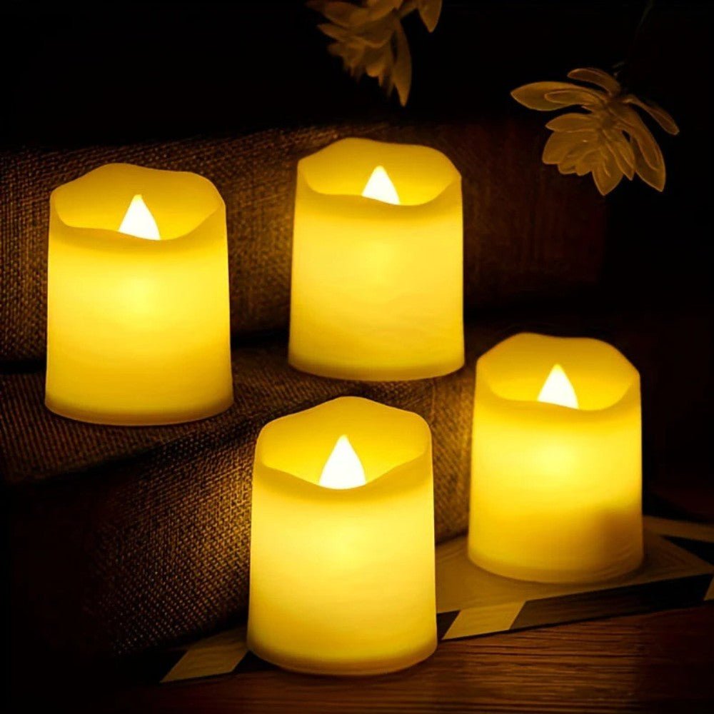 Warm Glow Flameless Tea Light Set - LED Candles - Wild Eye Vision