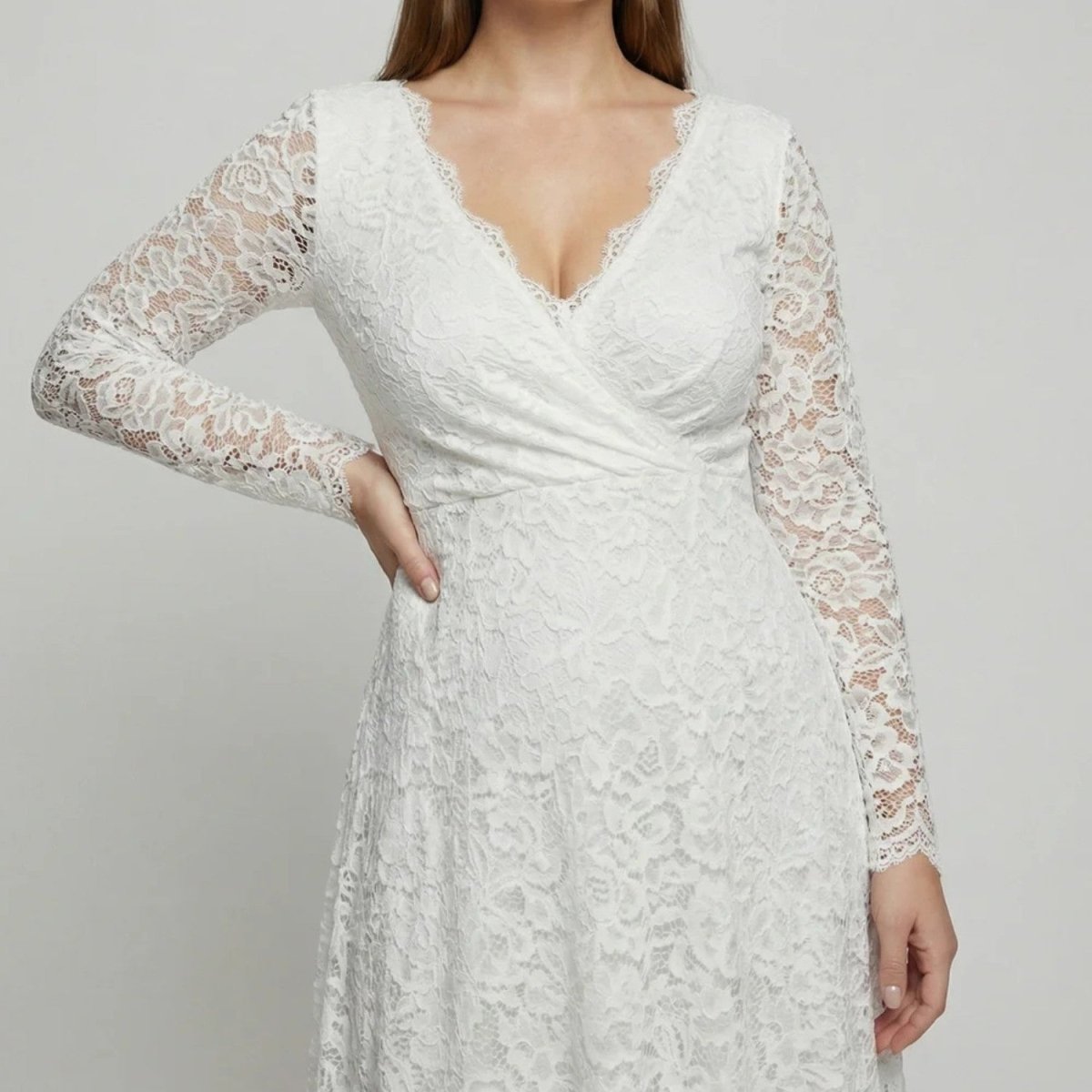 White Lace Maxi Dress - Wild Eye Vision