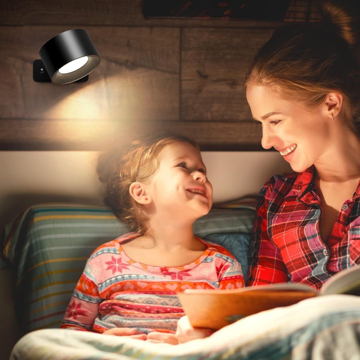 Wireless Rotating LED Wall Light - Bedside Lamp - Wild Eye Vision