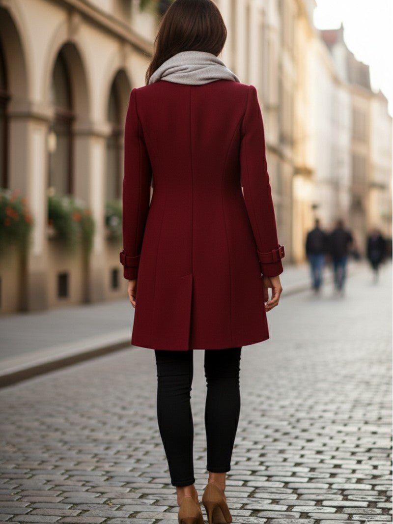 Women's Classic Double Breasted Coat - Women's Coat - Wild Eye Vision