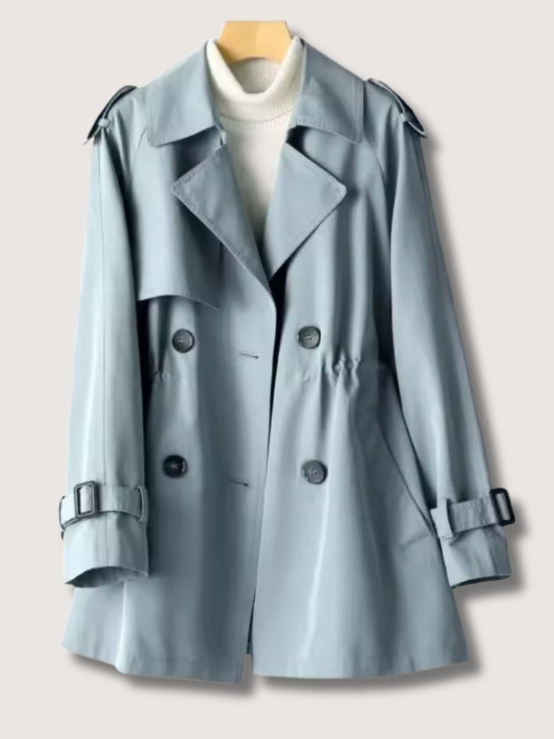 Women's Classic Double Breasted Trench Coat - Women's Coat - Wild Eye Vision