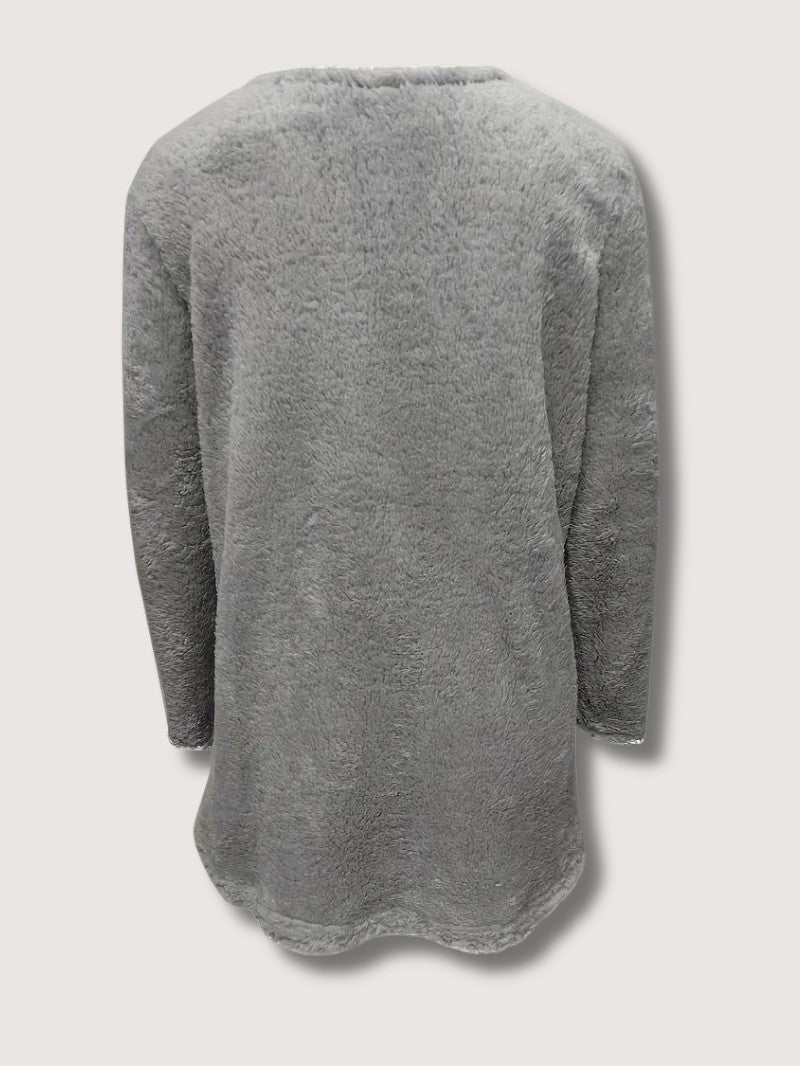 Women’s Fuzzy Christmas Tree Sweatshirt - Ladies Christmas Jumpers - Wild Eye Vision